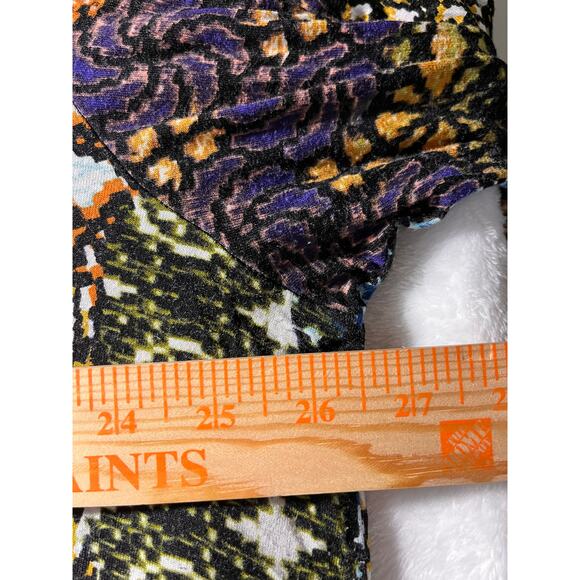 New Directions Woman 3X Asymmetrical Tunic Top Boho Abstract Print Stretch - Picture 8 of 8